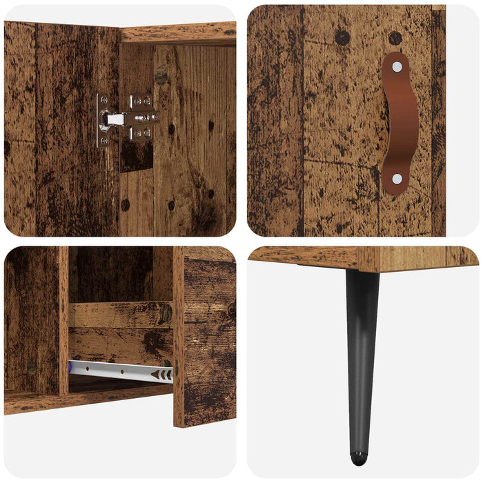 Bufet cu sertar Lemn Vechi 100 x 36 x 60 cm Lemn compozit - WALTI WALTI