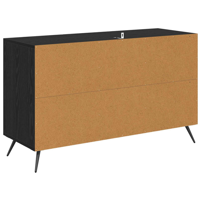 Bufet cu sertar Stejar Negru 100 x 36 x 60 cm Lemn compozit - WALTI WALTI