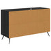 Bufet cu sertar Stejar Negru 100 x 36 x 60 cm Lemn compozit - WALTI WALTI
