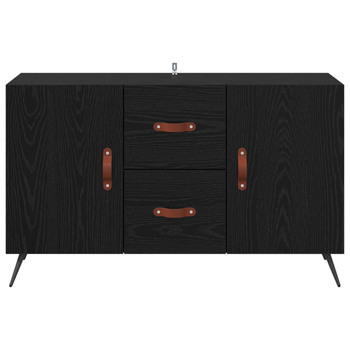Bufet cu sertar Stejar Negru 100 x 36 x 60 cm Lemn compozit - WALTI WALTI