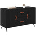 Bufet cu sertar Stejar Negru 100 x 36 x 60 cm Lemn compozit - WALTI WALTI