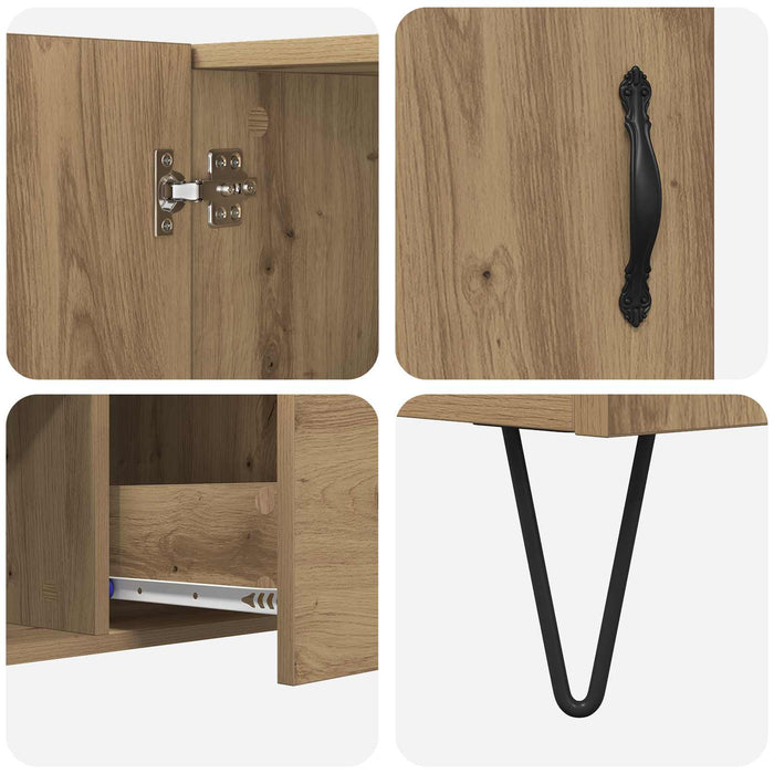 Bufet Stejar Artizanal 100 x 36 x 60 cm Lemn prelucrat WALTI