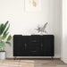 Bufet cu sertar Stejar Negru 100 x 36 x 60 cm Lemn compozit - WALTI WALTI