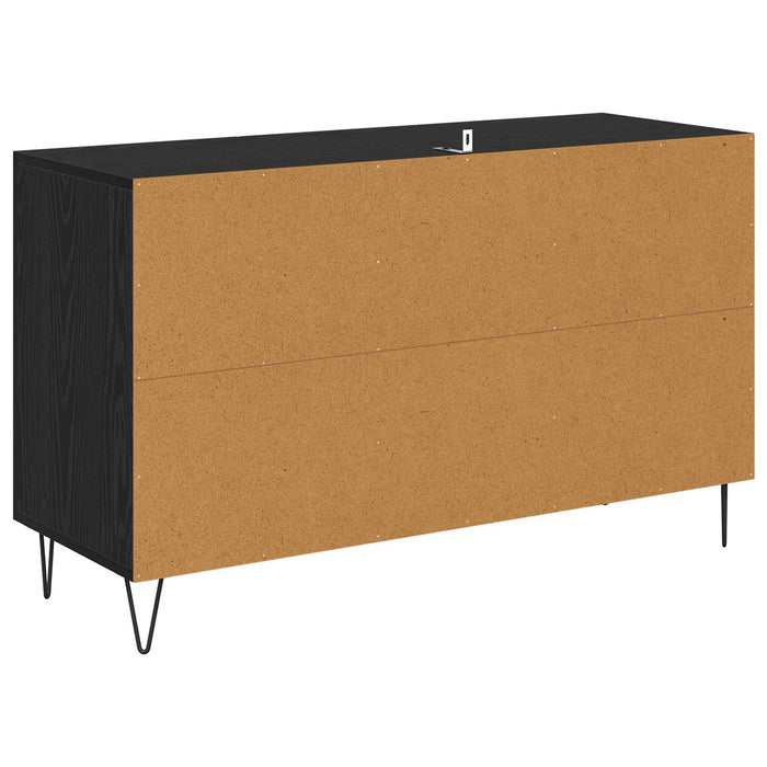 Bufet cu sertar Stejar Negru 100 x 36 x 60 cm Lemn compozit - WALTI WALTI