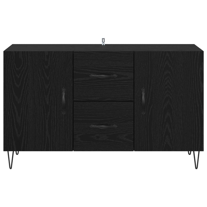 Bufet cu sertar Stejar Negru 100 x 36 x 60 cm Lemn compozit - WALTI WALTI