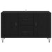 Bufet cu sertar Stejar Negru 100 x 36 x 60 cm Lemn compozit - WALTI WALTI