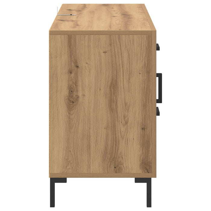Bufet Stejar Artizanal 100 x 36 x 60 cm Lemn compozit WALTI
