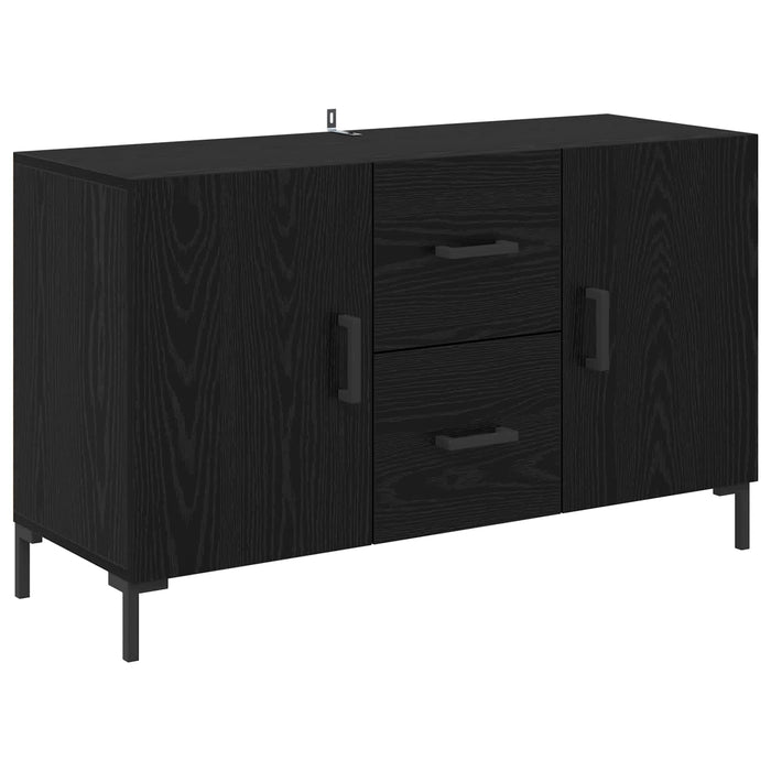 Bufet cu sertar Stejar Negru 100 x 36 x 60 cm Lemn compozit - WALTI WALTI