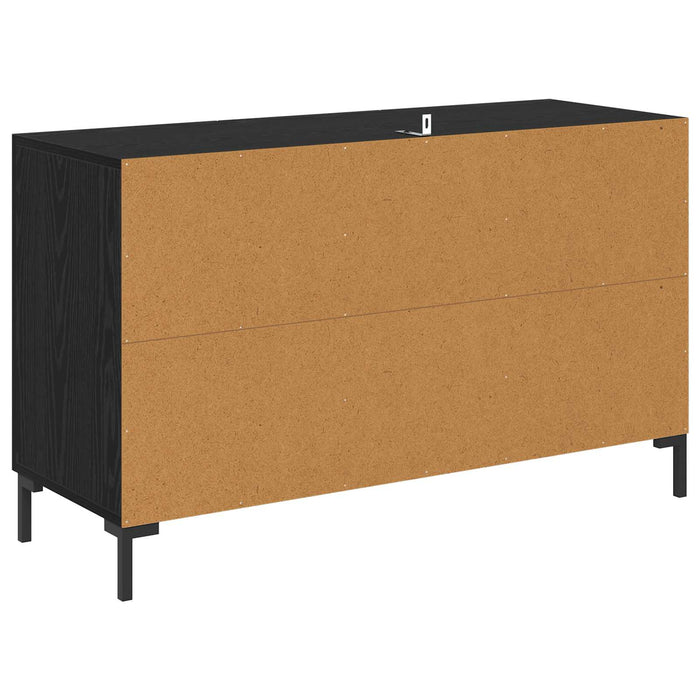 Bufet cu sertar Stejar Negru 100 x 36 x 60 cm Lemn compozit - WALTI WALTI