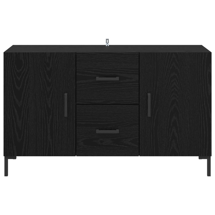 Bufet cu sertar Stejar Negru 100 x 36 x 60 cm Lemn compozit - WALTI WALTI