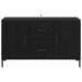 Bufet cu sertar Stejar Negru 100 x 36 x 60 cm Lemn compozit - WALTI WALTI