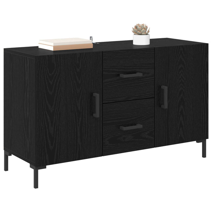 Bufet cu sertar Stejar Negru 100 x 36 x 60 cm Lemn compozit - WALTI WALTI