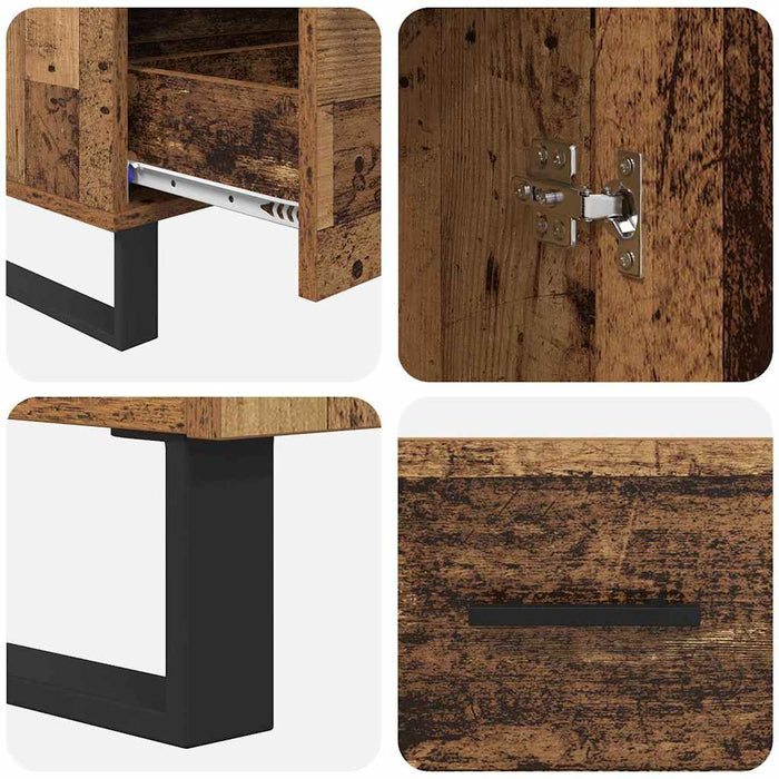 Bufet cu sertar Lemn Vechi 69,5 x 30 x 115 cm Lemn compozit - WALTI WALTI