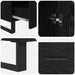 Bufet cu sertar Stejar Negru 69,5 x 30 x 115 cm Lemn compozit - WALTI WALTI