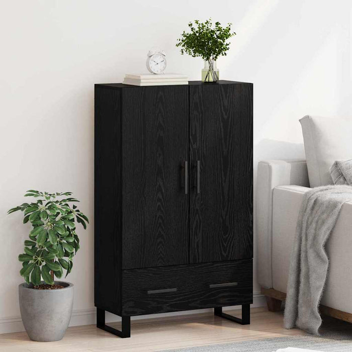 Bufet cu sertar Stejar Negru 69,5 x 30 x 115 cm Lemn compozit - WALTI WALTI