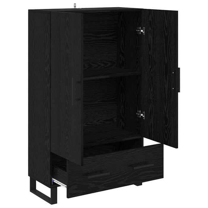 Bufet cu sertar Stejar Negru 69,5 x 30 x 115 cm Lemn compozit - WALTI WALTI