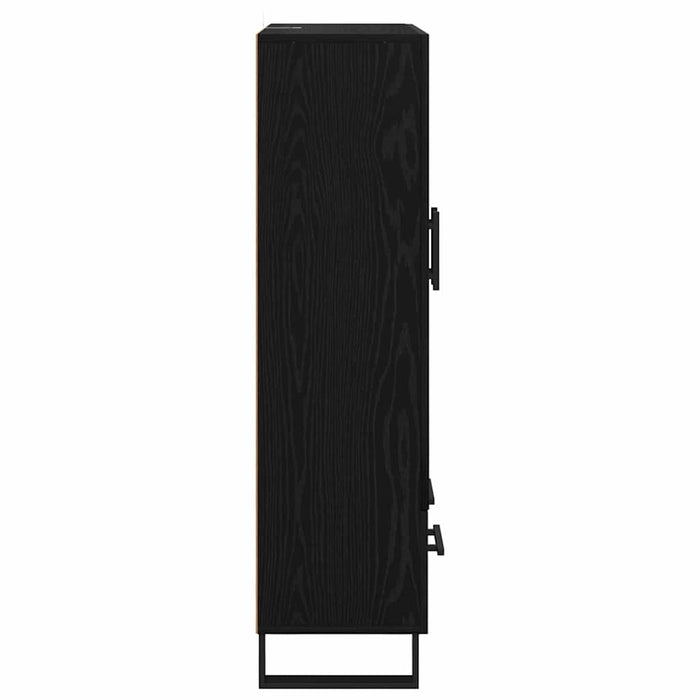 Bufet cu sertar Stejar Negru 69,5 x 30 x 115 cm Lemn compozit - WALTI WALTI