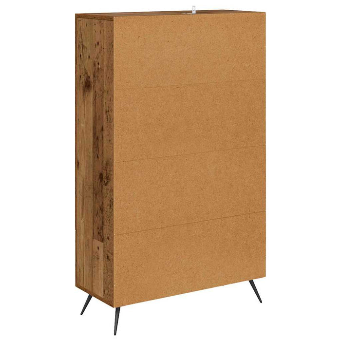 Bufet Lemn Vechi 69,5 x 31 x 115 cm Lemn Stratificat și Sticlă - WALTI WALTI