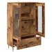 Bufet Lemn Vechi 69,5 x 31 x 115 cm Lemn Stratificat și Sticlă - WALTI WALTI