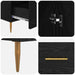 Bufet cu sertar Stejar Negru 69,5 x 31 x 115 cm - WALTI WALTI