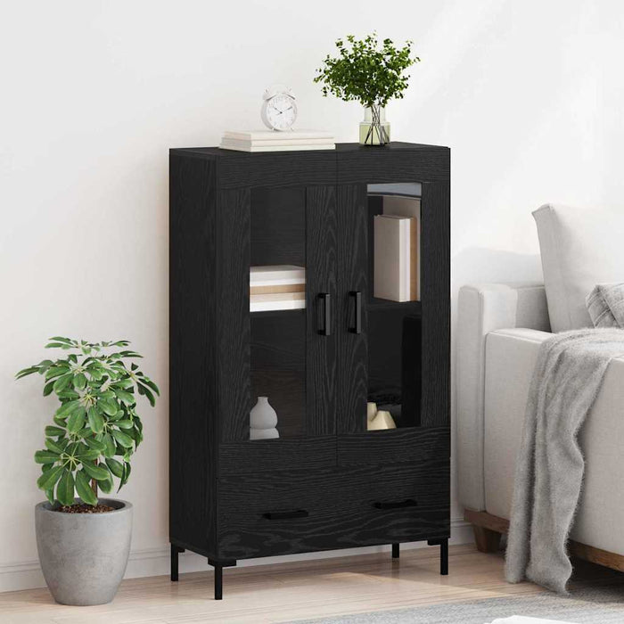 Bufet cu sertar Stejar Negru 69,5 x 31 x 115 cm Lemn compozit - WALTI WALTI