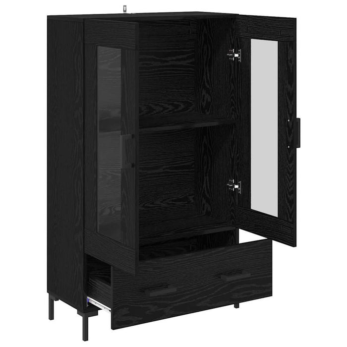 Bufet cu sertar Stejar Negru 69,5 x 31 x 115 cm Lemn compozit - WALTI WALTI