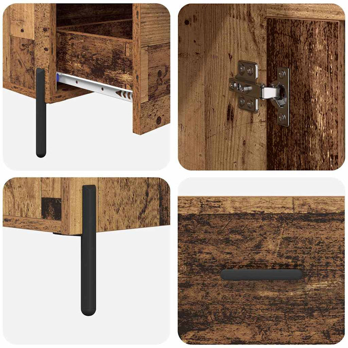 Bufet Corona Lemn Vechi 69,5 x 31 x 115 cm Lemn compozit - WALTI WALTI