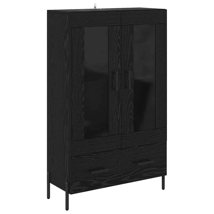Bufet Corona Stejar Negru 69,5 x 31 x 115 cm Lemn compozit - WALTI WALTI