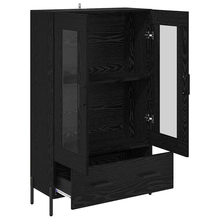Bufet Corona Stejar Negru 69,5 x 31 x 115 cm Lemn compozit - WALTI WALTI
