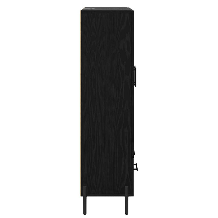 Bufet Corona Stejar Negru 69,5 x 31 x 115 cm Lemn compozit - WALTI WALTI