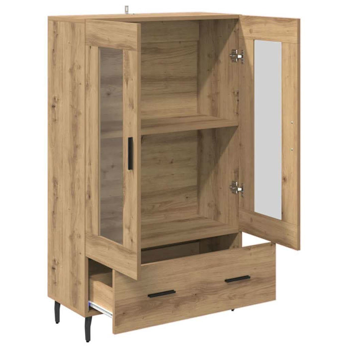 Bufet Stejar Artizanal 69,5 x 31 x 115 cm Lemn compozit - WALTI WALTI