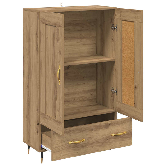 Bufet Stejar Artizanal 69,5 x 31 x 115 cm Lemn compozit - WALTI WALTI