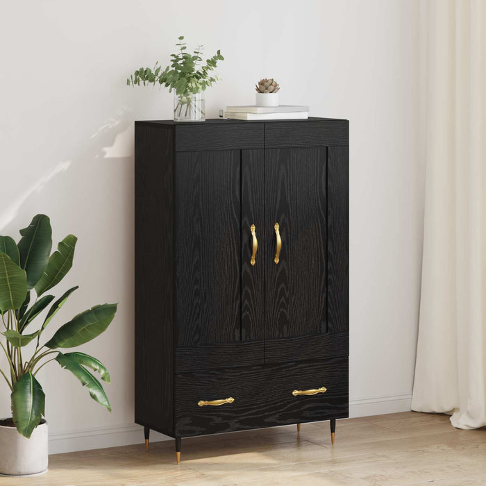 Bufet cu sertar Stejar Negru 69,5 x 31 x 115 cm Lemn compozit - WALTI WALTI