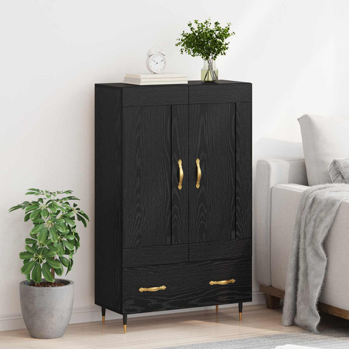 Bufet cu sertar Stejar Negru 69,5 x 31 x 115 cm Lemn compozit - WALTI WALTI