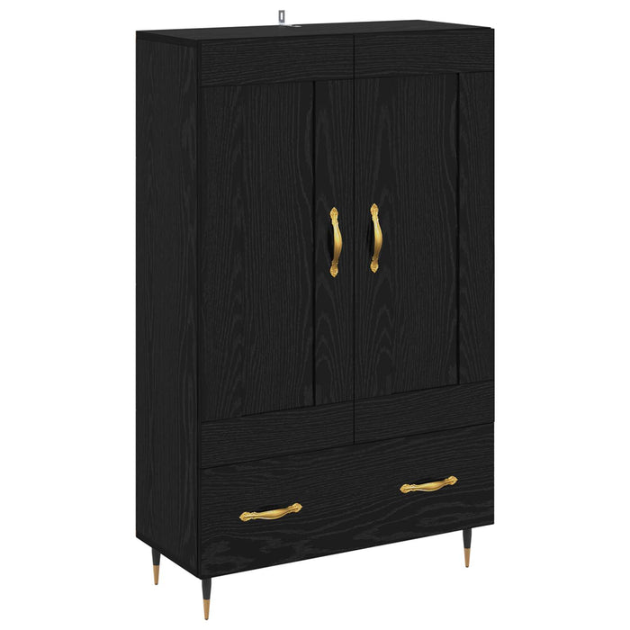 Bufet cu sertar Stejar Negru 69,5 x 31 x 115 cm Lemn compozit - WALTI WALTI