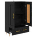 Bufet cu sertar Stejar Negru 69,5 x 31 x 115 cm Lemn compozit - WALTI WALTI