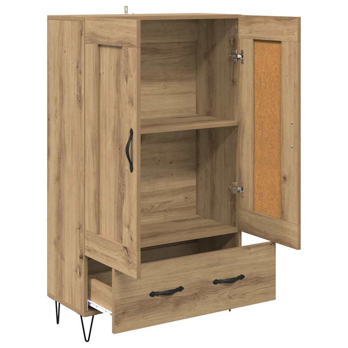 Bufet Stejar Artizanal 69,5 x 31 x 115 cm Lemn compozit - WALTI WALTI