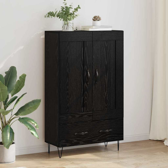 Bufet cu sertar Stejar Negru 69,5 x 31 x 115 cm Lemn compozit - WALTI WALTI