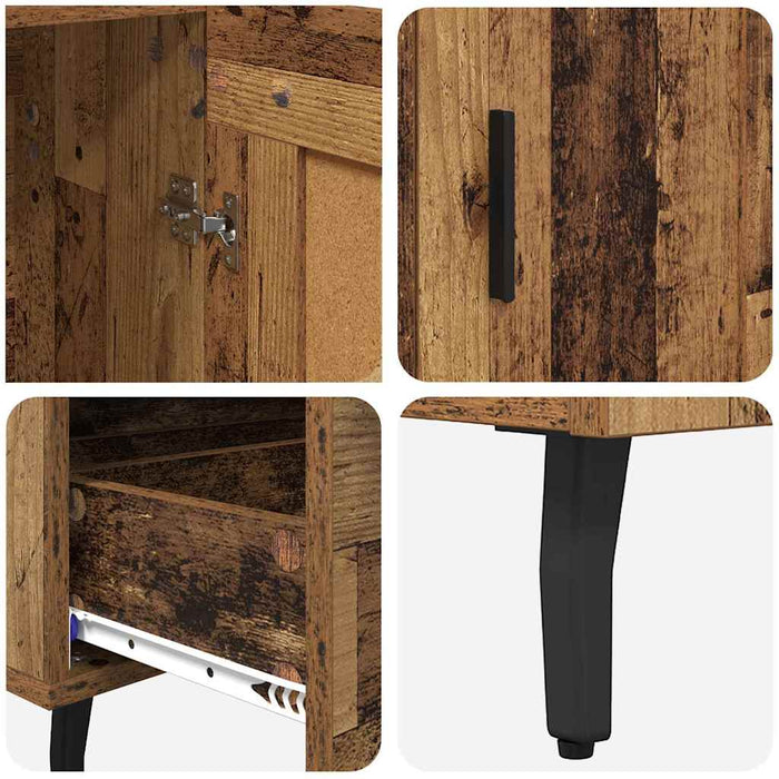 Bufet cu sertar Lemn Vechi 69,5 x 31 x 115 cm Lemn compozit - WALTI WALTI