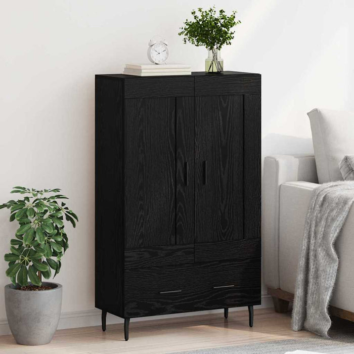Bufet cu sertar Stejar Negru 69,5 x 31 x 115 cm Lemn compozit - WALTI WALTI