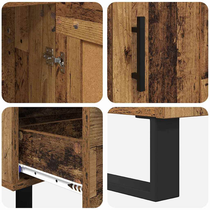 Bufet cu sertar Lemn Vechi 69,5 x 31 x 115 cm Lemn compozit - WALTI WALTI