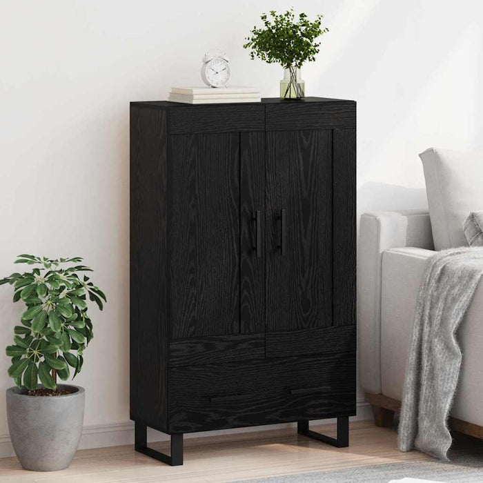Bufet cu sertar Stejar Negru 69,5 x 31 x 115 cm Lemn compozit - WALTI WALTI