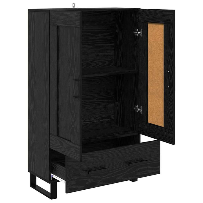 Bufet cu sertar Stejar Negru 69,5 x 31 x 115 cm Lemn compozit - WALTI WALTI