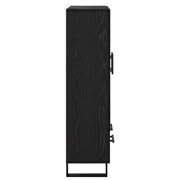Bufet cu sertar Stejar Negru 69,5 x 31 x 115 cm Lemn compozit - WALTI WALTI