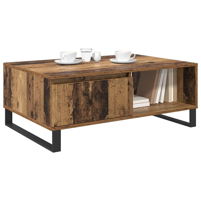 Masă de cafea Lemn Vechi 90 x 60 x 35 cm Lemn compozit - WALTI WALTI