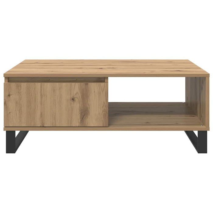 Masă de cafea Stejar Artizanal 90 x 60 x 35 cm Lemn compozit - WALTI WALTI