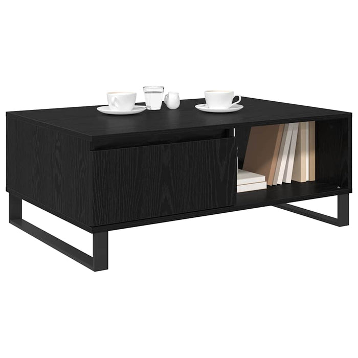 Masă de cafea Stejar Negru 90 x 60 x 35 cm Lemn compozit - WALTI WALTI