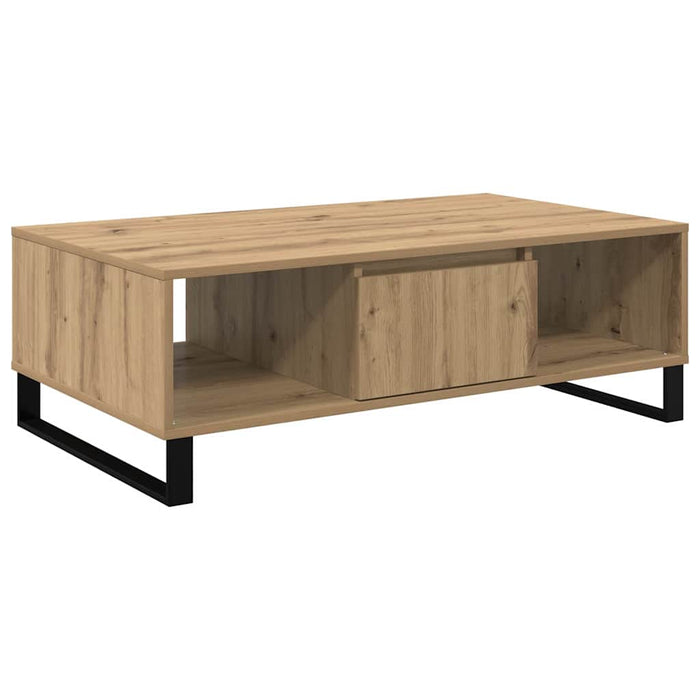 Masă de cafea Stejar Artizanal 104 x 60 x 35 cm Lemn compozit - WALTI WALTI