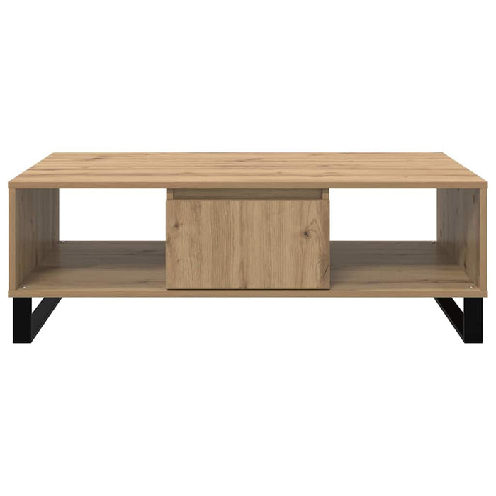 Masă de cafea Stejar Artizanal 104 x 60 x 35 cm Lemn compozit - WALTI WALTI