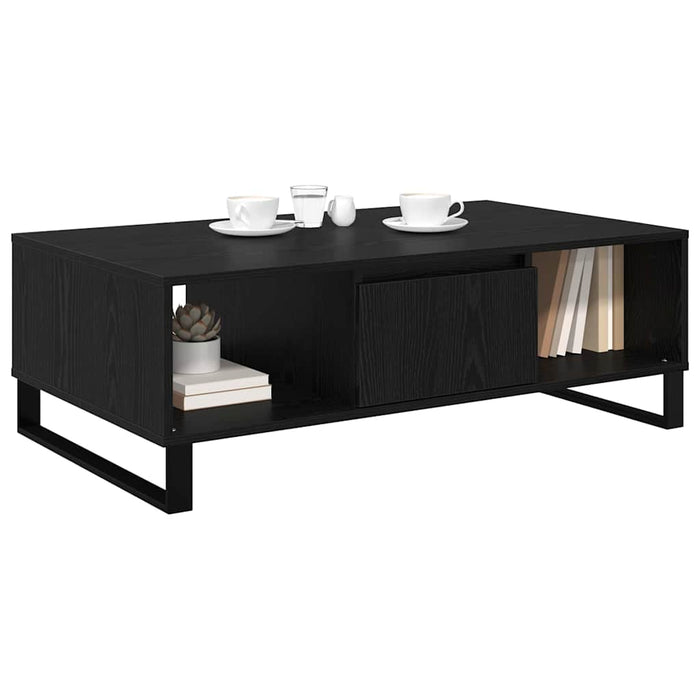 Masă de cafea Stejar Negru 104 x 60 x 35 cm Lemn compozit - WALTI WALTI